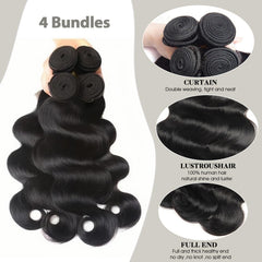 aallinine 20-inch bundles with balanced density for fuller weaves
