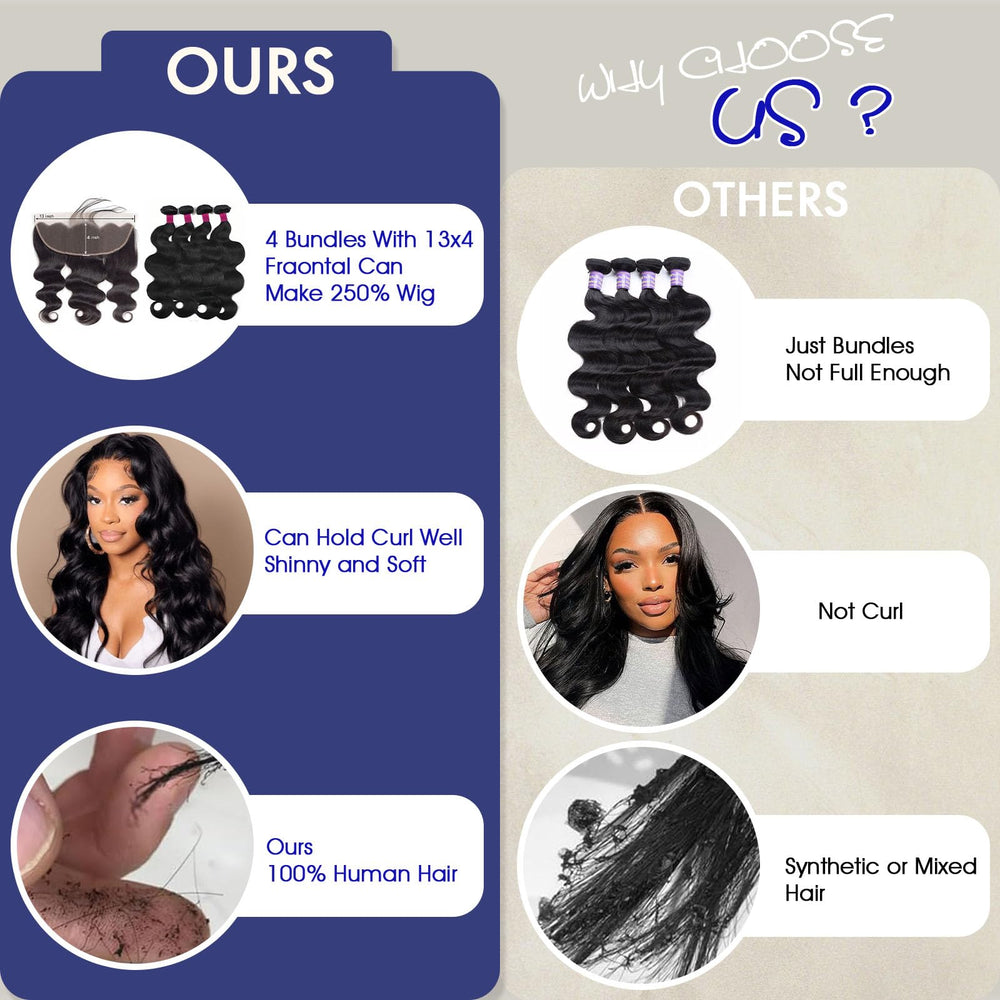aallinine 13x4 hd lace frontal closure with natural hairline for seamless melt