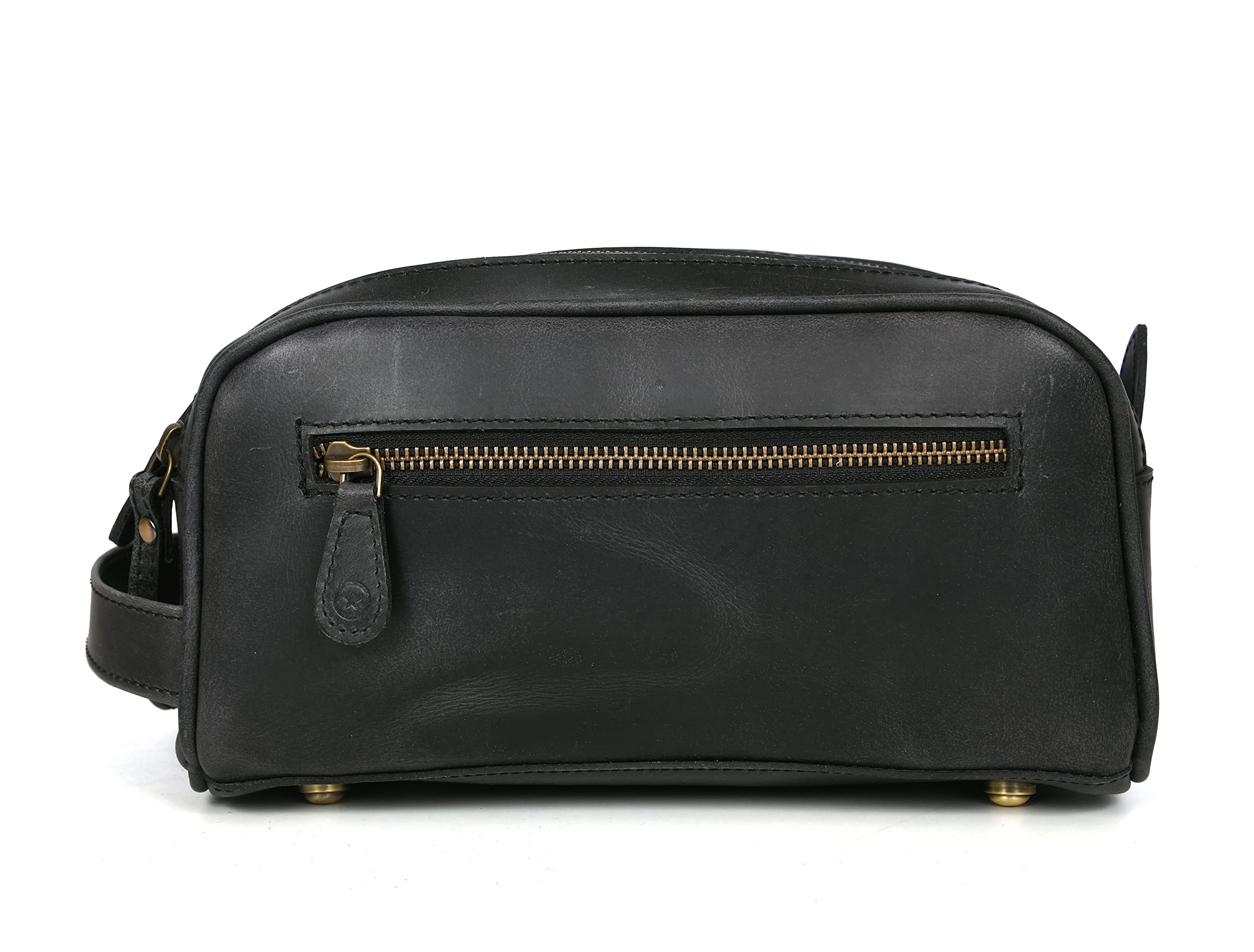 Bottom studs prevent slipping and protect the bag's base in hotel rooms