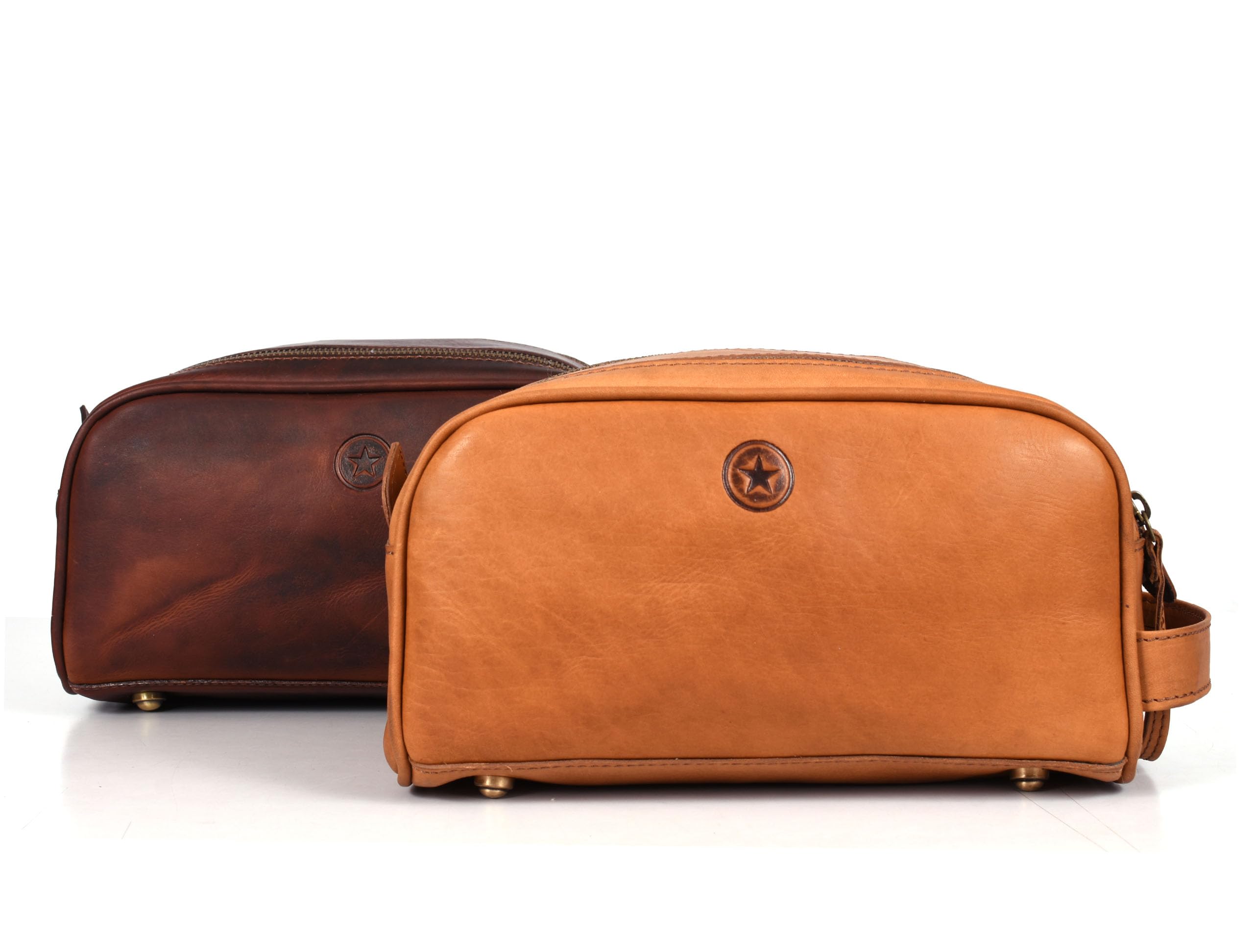 AARON LEATHER GOODS VENDIMIA ESTILO king-size travel kit suits weekend getaways