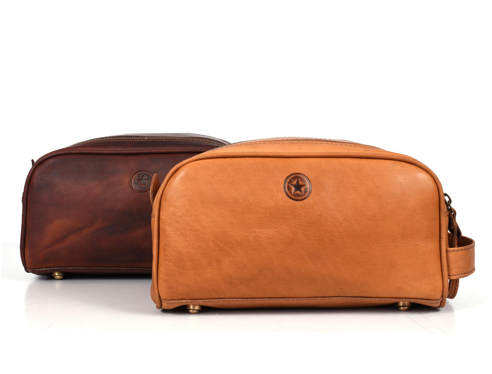 AARON LEATHER GOODS VENDIMIA ESTILO king-size travel kit suits weekend getaways