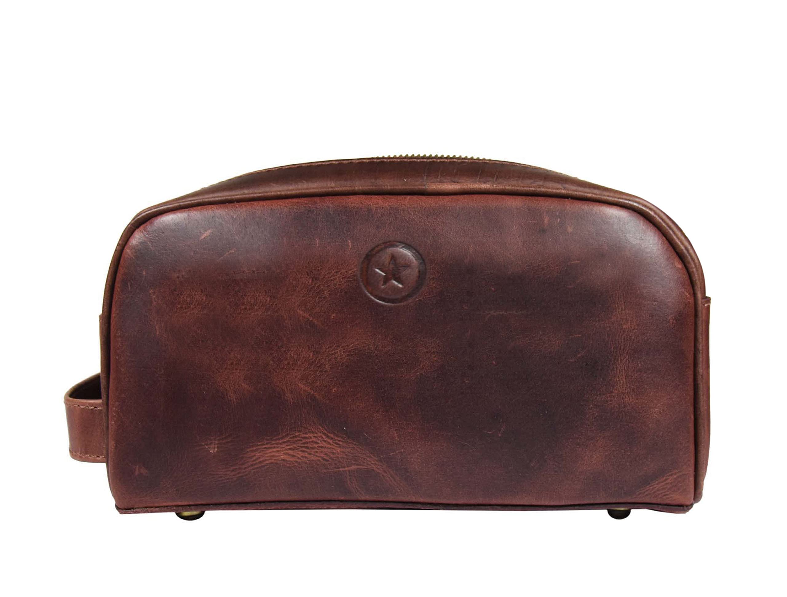 Aaron Leather Goods Vendimia Estilo dimensions support compact yet roomy storage.