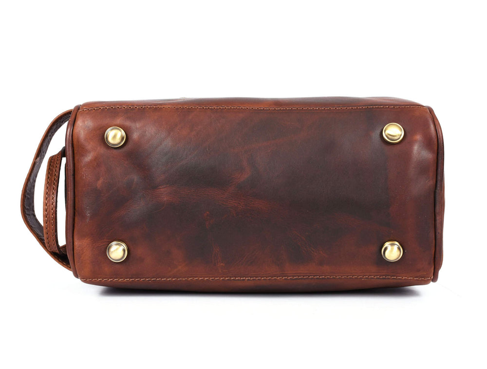 AARON LEATHER GOODS VENDIMIA ESTILO YKK zippers deliver smooth, reliable access