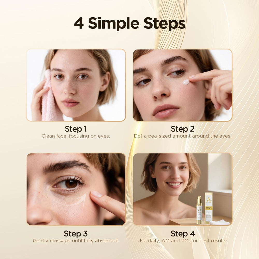 Abarno eye serum with hyaluronic acid provides lasting moisture.