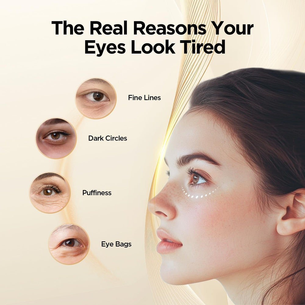 Abarno hydrating eye serum being applied for morning and night use.