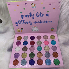 ABELYN waterproof longwear glitter palette maintains sparkle through wear