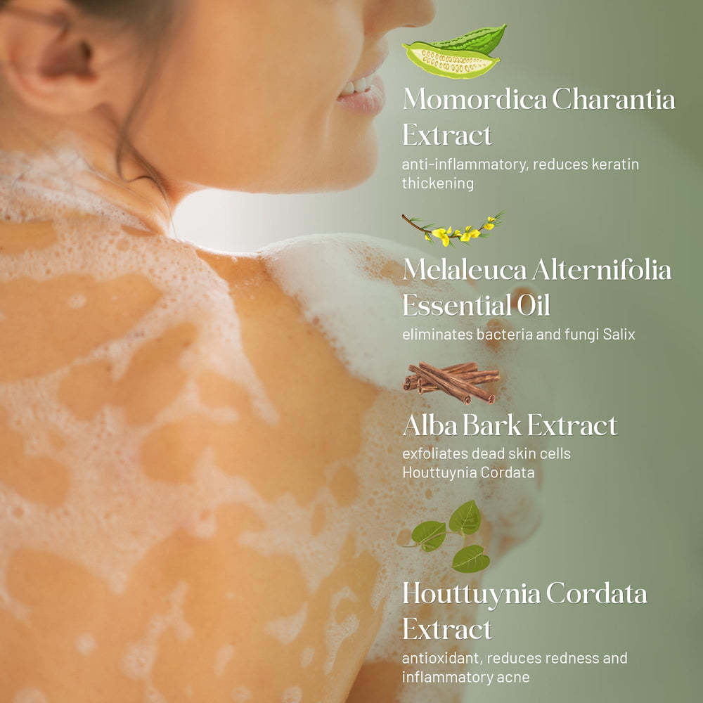 ABERA fresh herbal scent after shower evokes refreshing cleanse