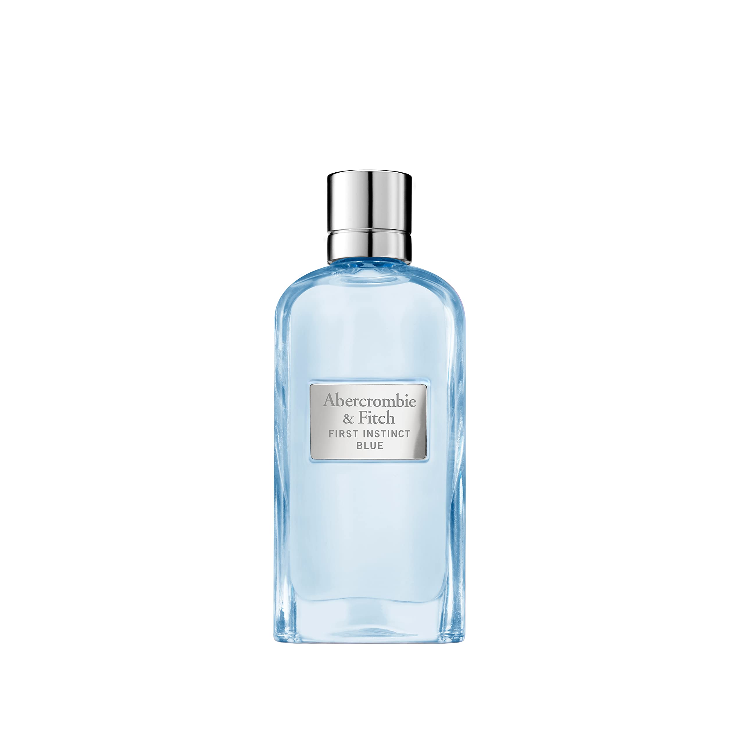 Abercrombie & Fitch First Instinct Blue for Women bottle evokes casual daytime energy.