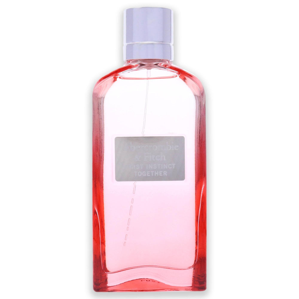 Abercrombie & Fitch First Instinct Together spray application for daily wear.