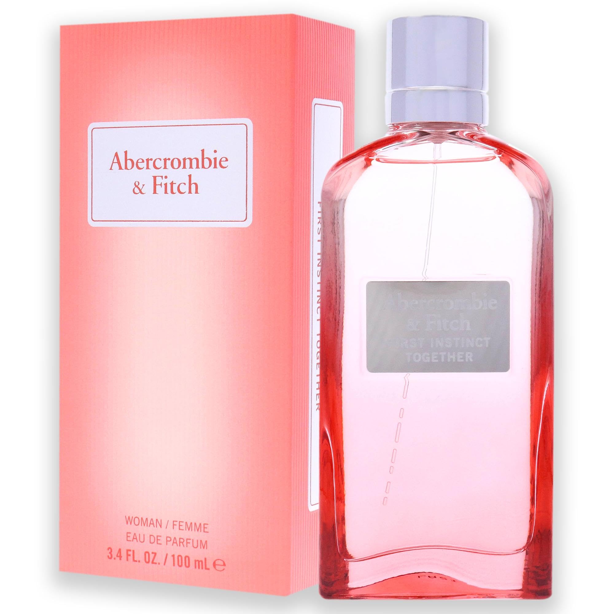 Store display featuring Abercrombie & Fitch First Instinct Together Women.