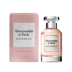 Abercrombie & Fitch Authentic Women citrus-top-notes close-up, bright daytime scent.