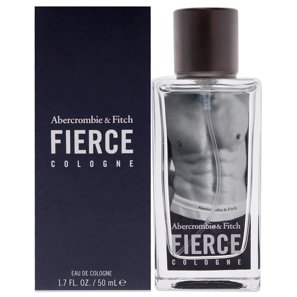 Abercrombie & Fitch Fierce EDC bottle front view highlighting a bold masculine scent for daily wear.