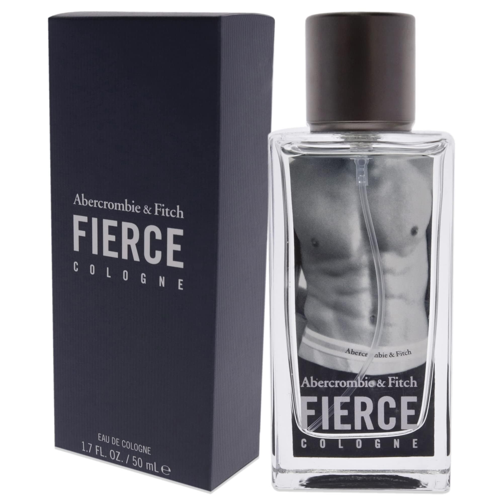 Abercrombie & Fitch Fierce EDC bottle on model scene for everyday masculine presence.