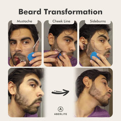 Aberlite ClearShaper 3.0 long edges enable versatile beard and hairline styles.