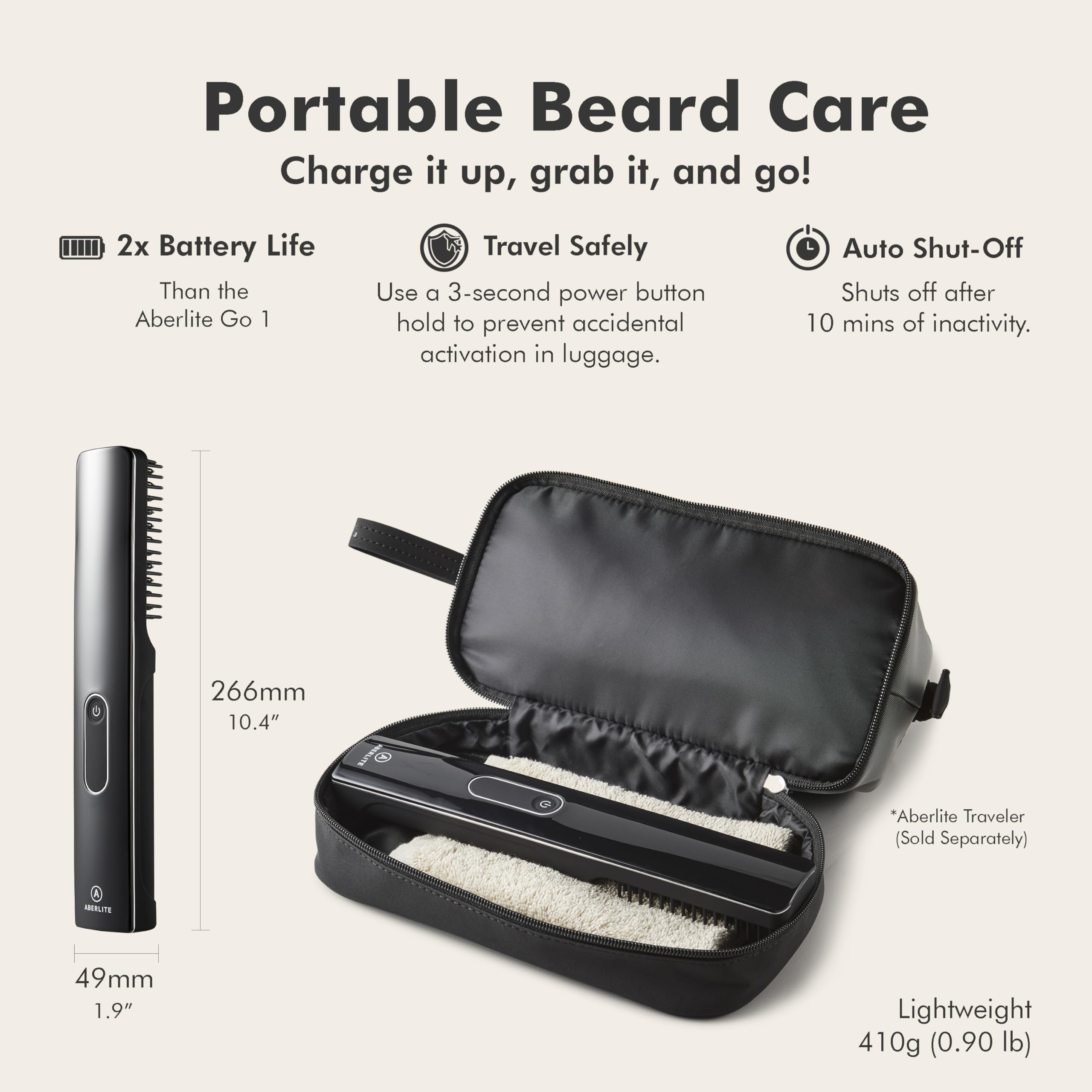 Aberlite Go 2 extended battery life delivers 30+ minutes of cordless use