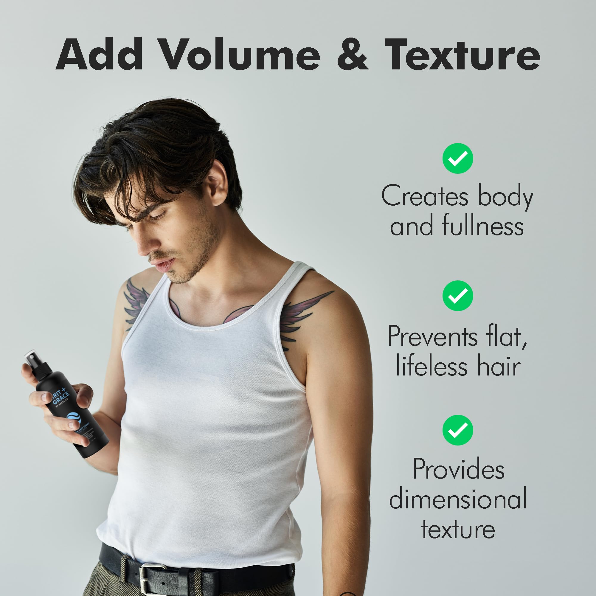 Aberlite Grit+Grace matte finish for undone style