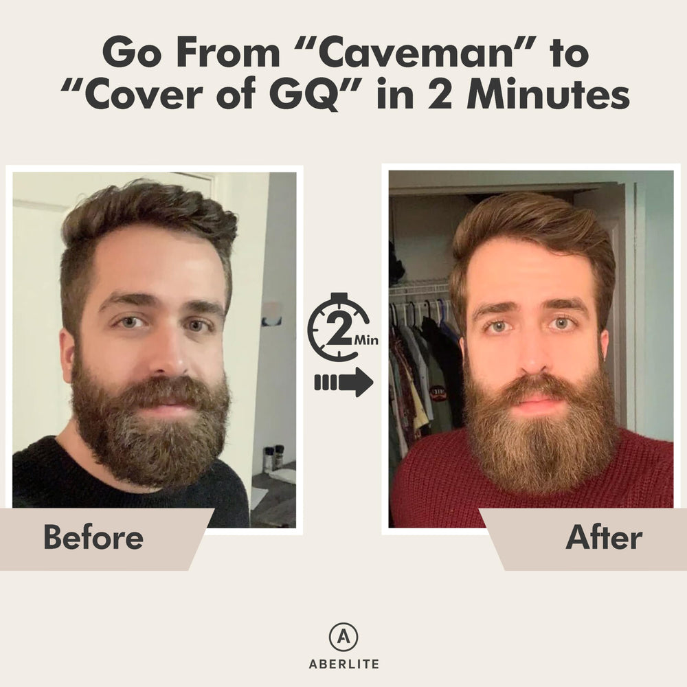 Aberlite Pro Upgraded max 430°F temperature for precise styling of curly beards.