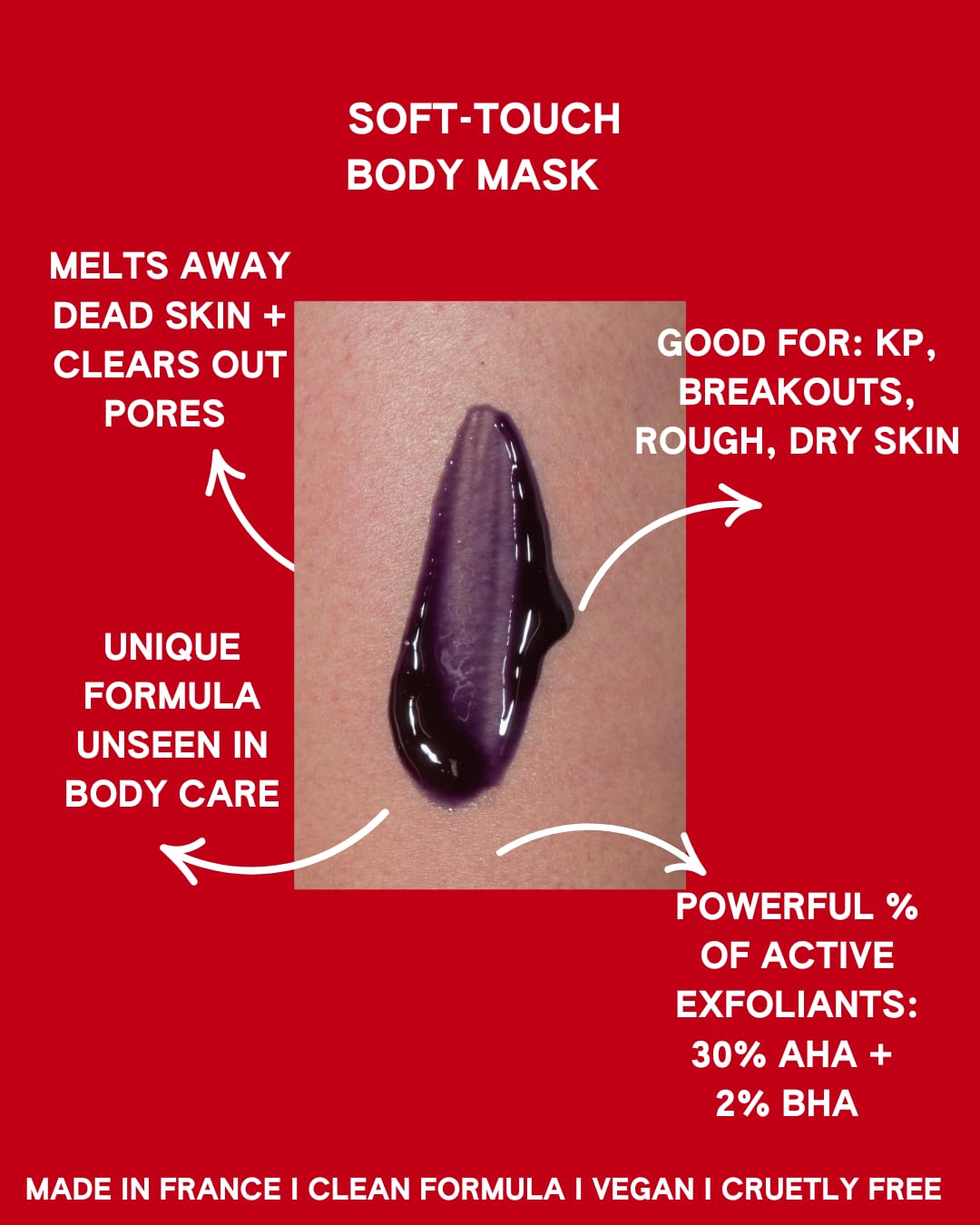Abi Ame Rough-Skin closeup reveals uneven texture before treatment.