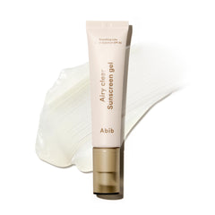 Abib Airy Clear Sunscreen Gel SPF30 bottle showing lightweight protection for daily wear
