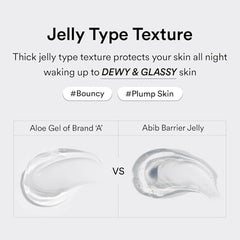 Abib barrier jelly packaging highlighting probiotic formula for skin comfort.