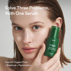 Abib Clear Spot Serum packaging displays a compact bottle ideal for travel.