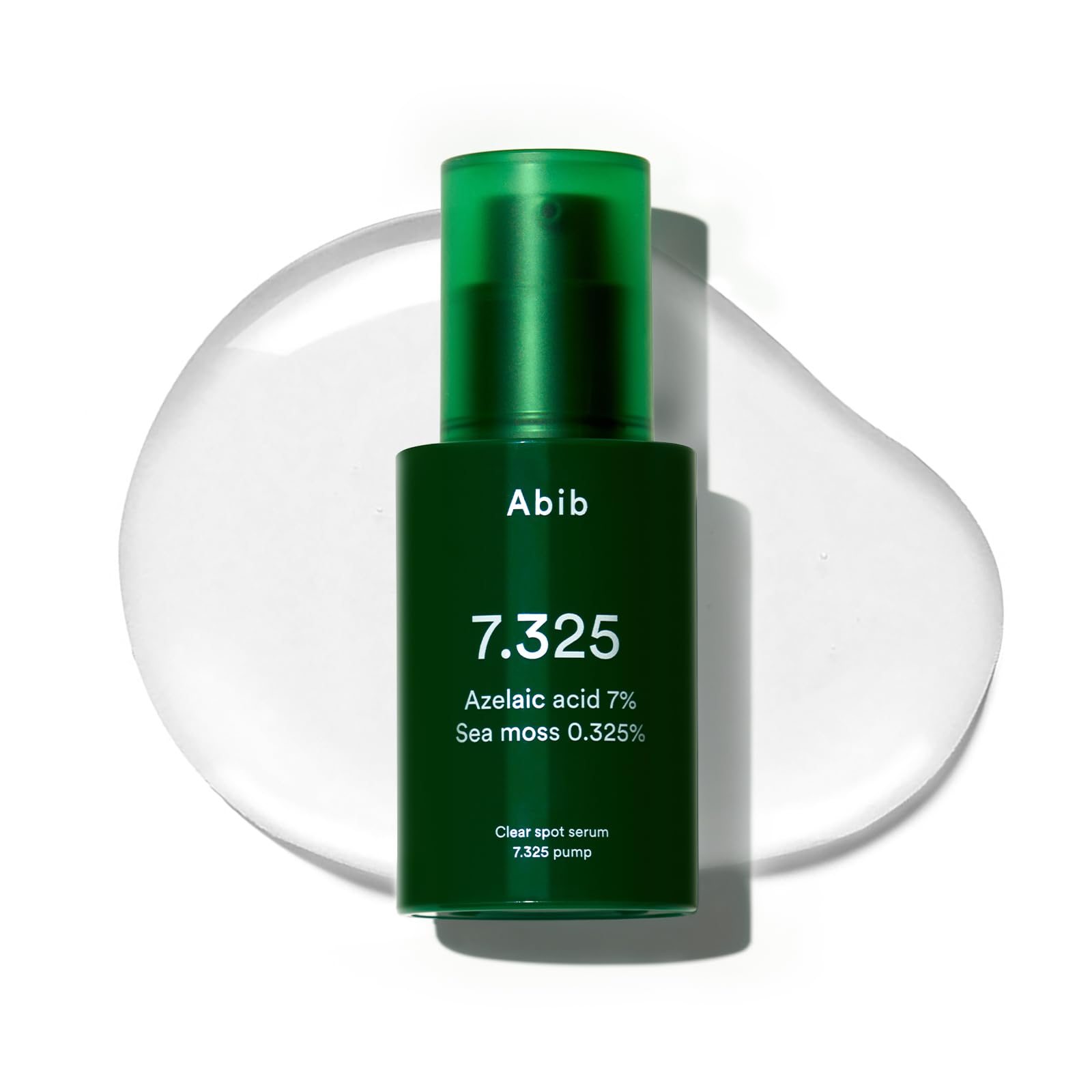 Abib Clear Spot Serum pump bottle enables precise dosing for targeted skincare.