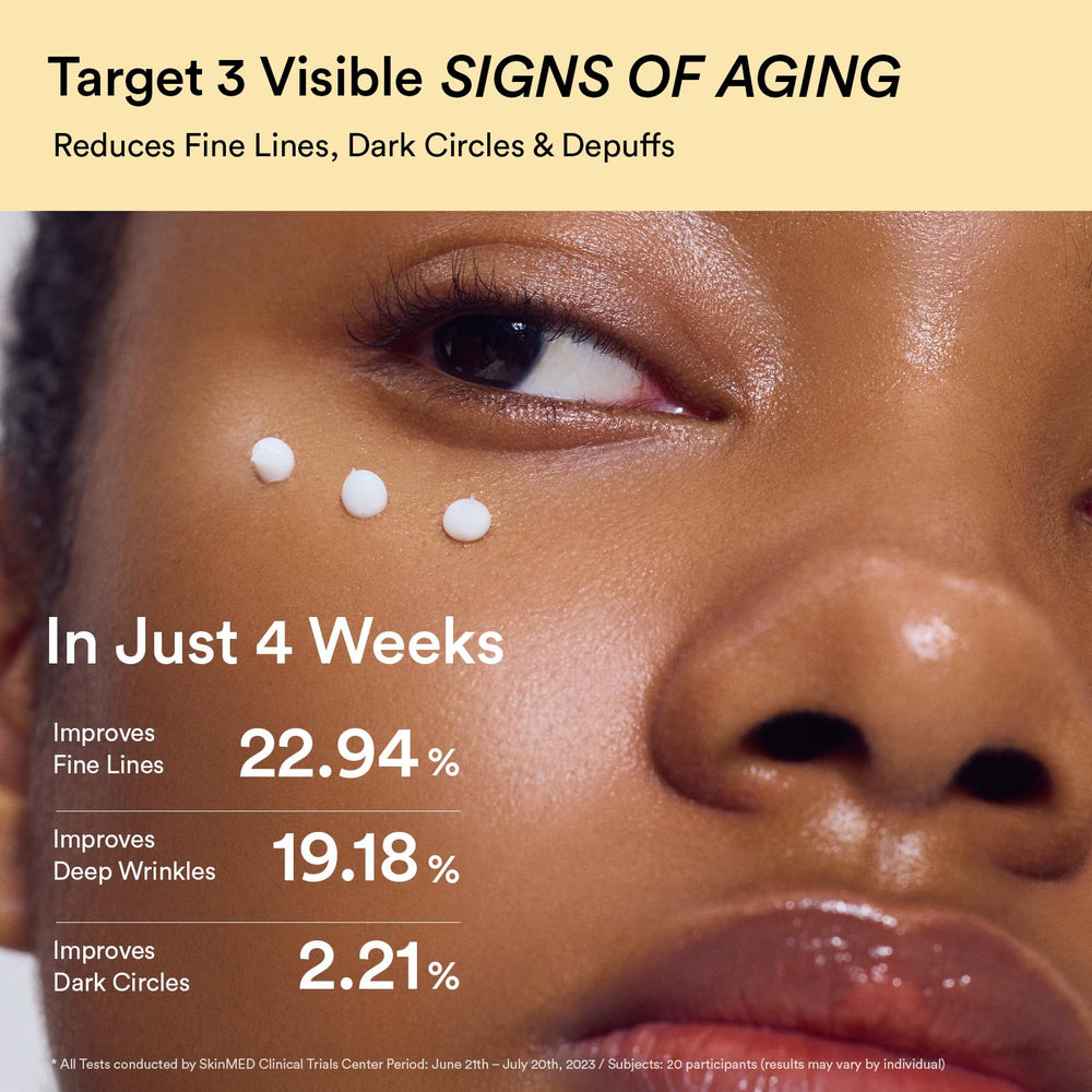 Abib Collagen Eye Crème Jericho Rose swatch demonstrates rich, creamy texture.