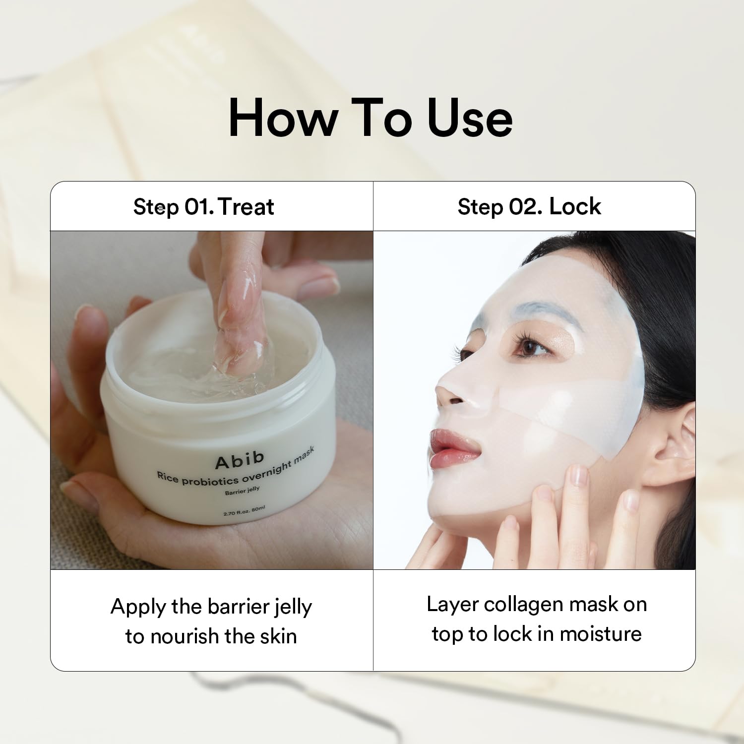 Abib Collagen Gel Mask Jericho Rose hyaluronic acid closeup for deep hydration.
