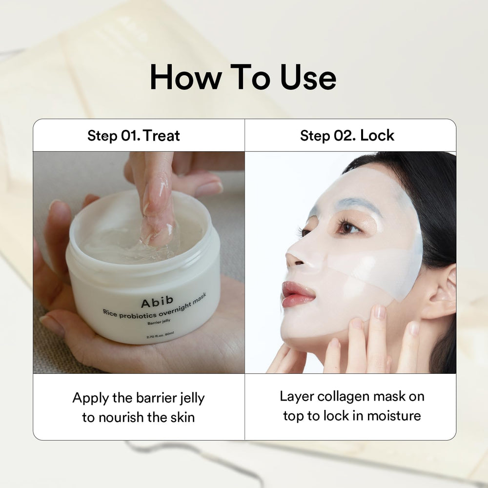 Abib Collagen Gel Mask Jericho Rose hyaluronic acid closeup for deep hydration.