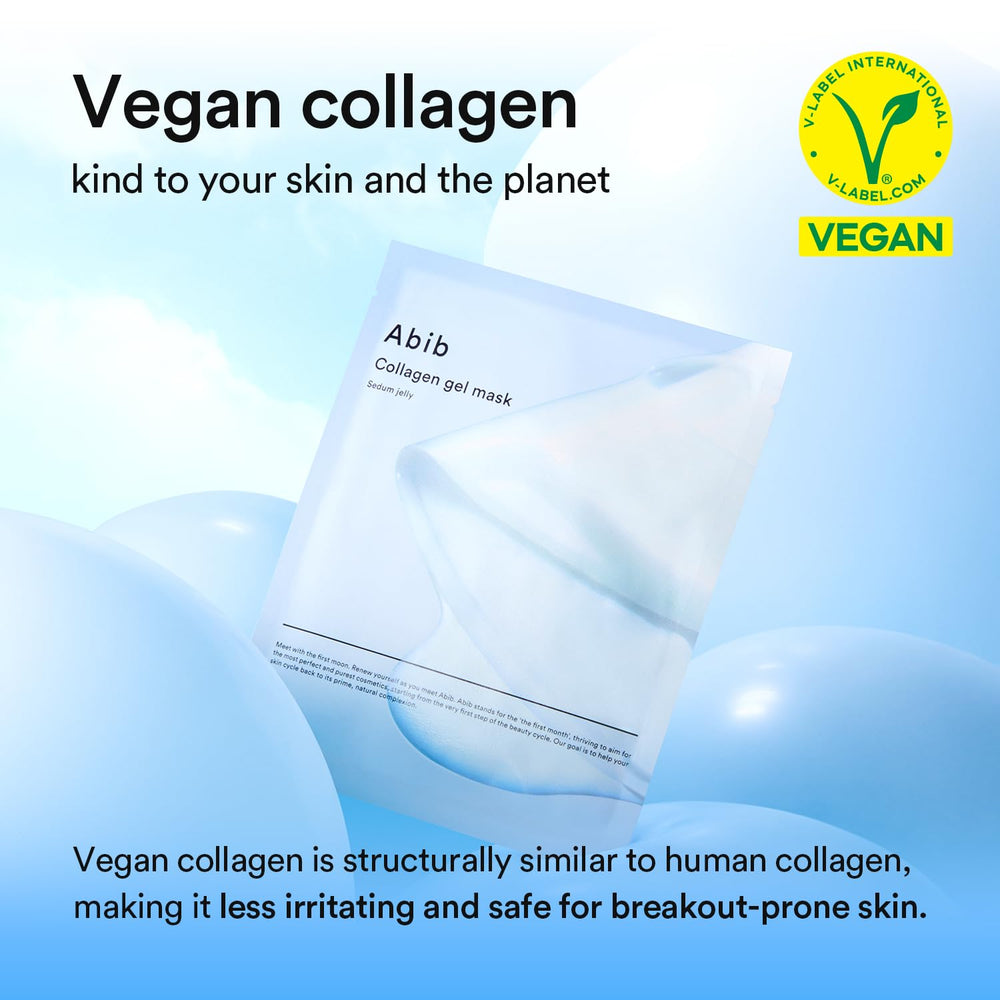 Abib Sedum Jelly essence absorbed during masking for hydration.
