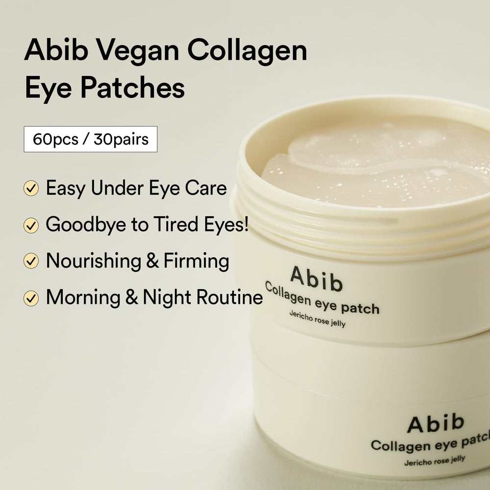 Abib eye patch dark circles puffiness effect closeup suggests brighter, refreshed eye contour