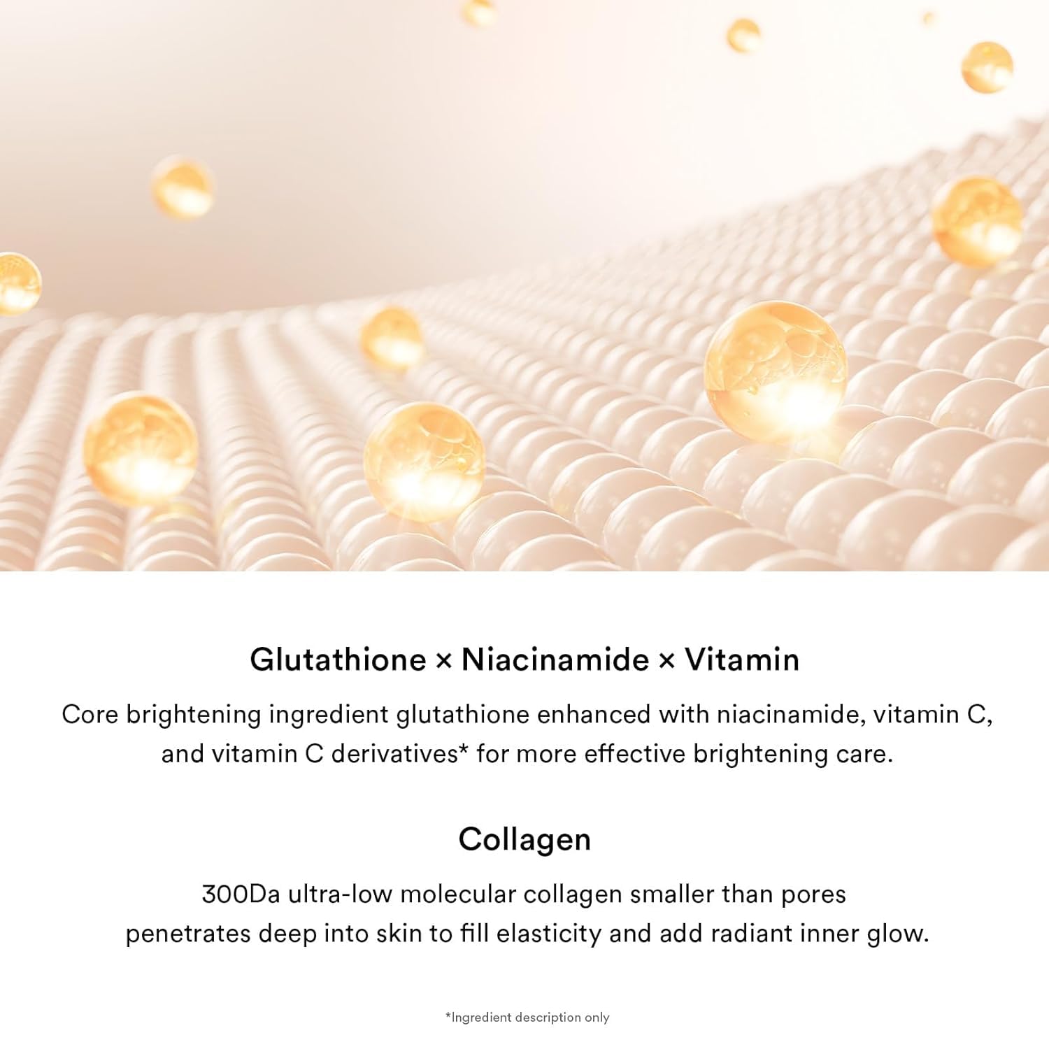 Abib Glow Collagen Mask Film application delivers deep hydration and plump feel.