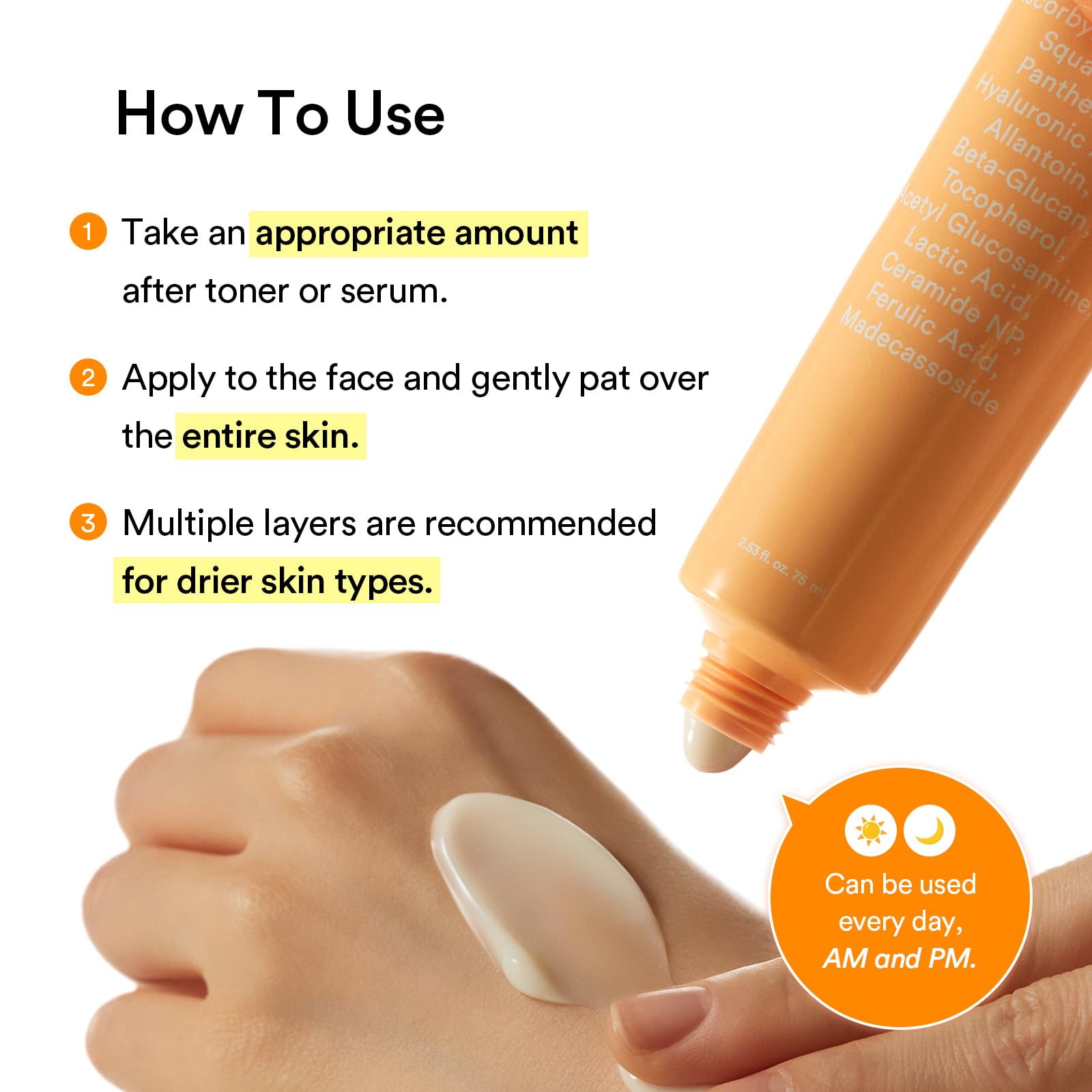 Abib Glutathiosome Cream routine shot invites morning skincare ritual