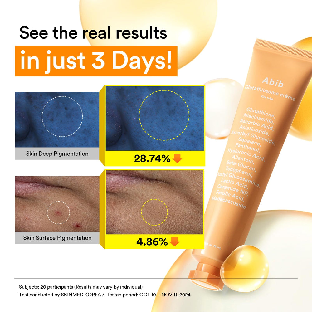 Abib Glutathiosome Cream ingredients highlight glutathione and ceramides for resilience