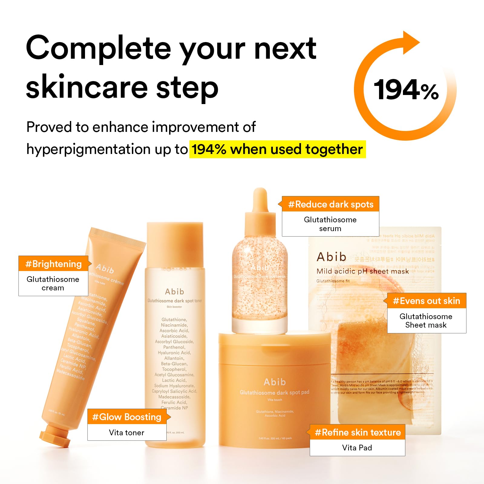 Abib Glutathiosome Cream radiant-skin image suggests healthy-looking glow