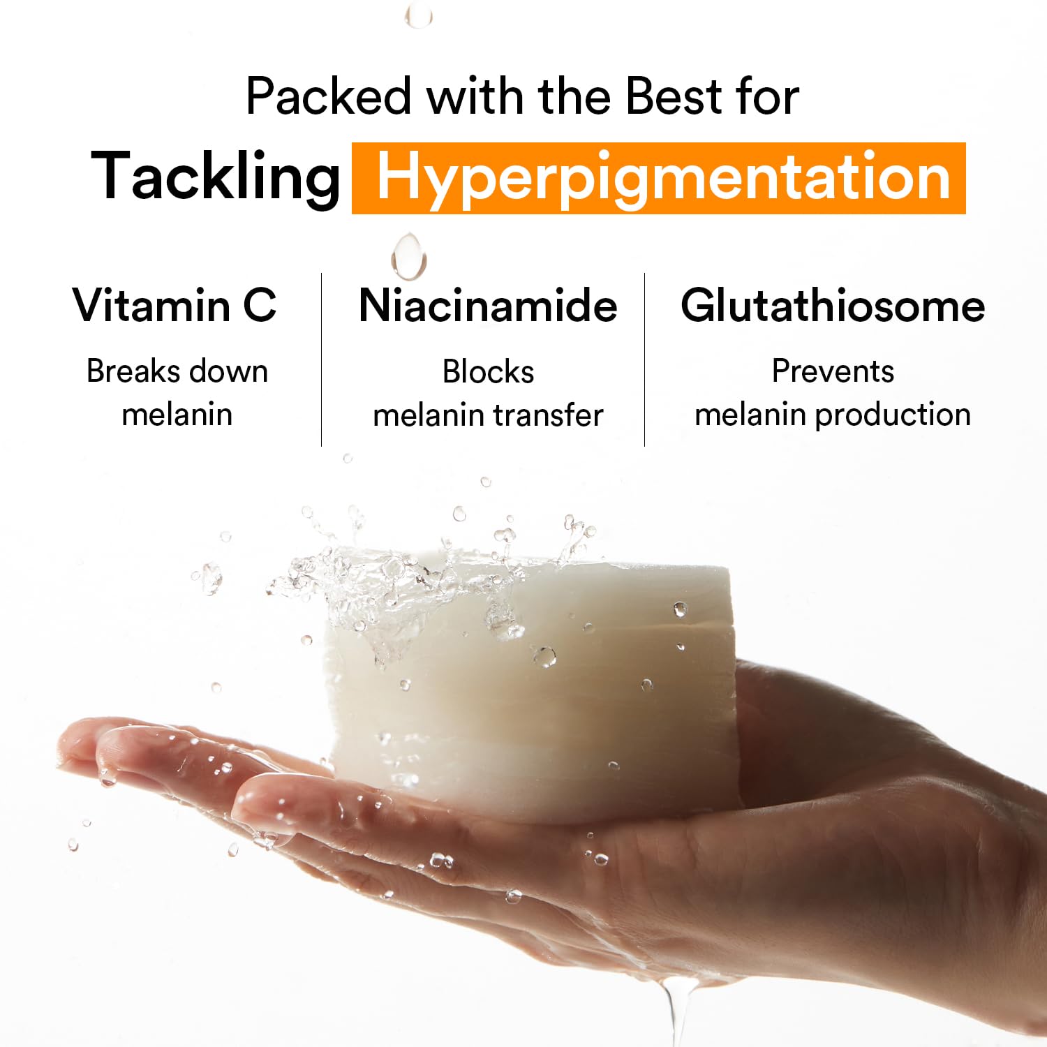 Abib Glutathiosome Dark Spot Pad application close-up for even tone.