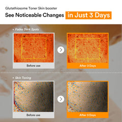 Abib Glutathiosome Dark Spot Toner close-up label highlights glow-focused formula.