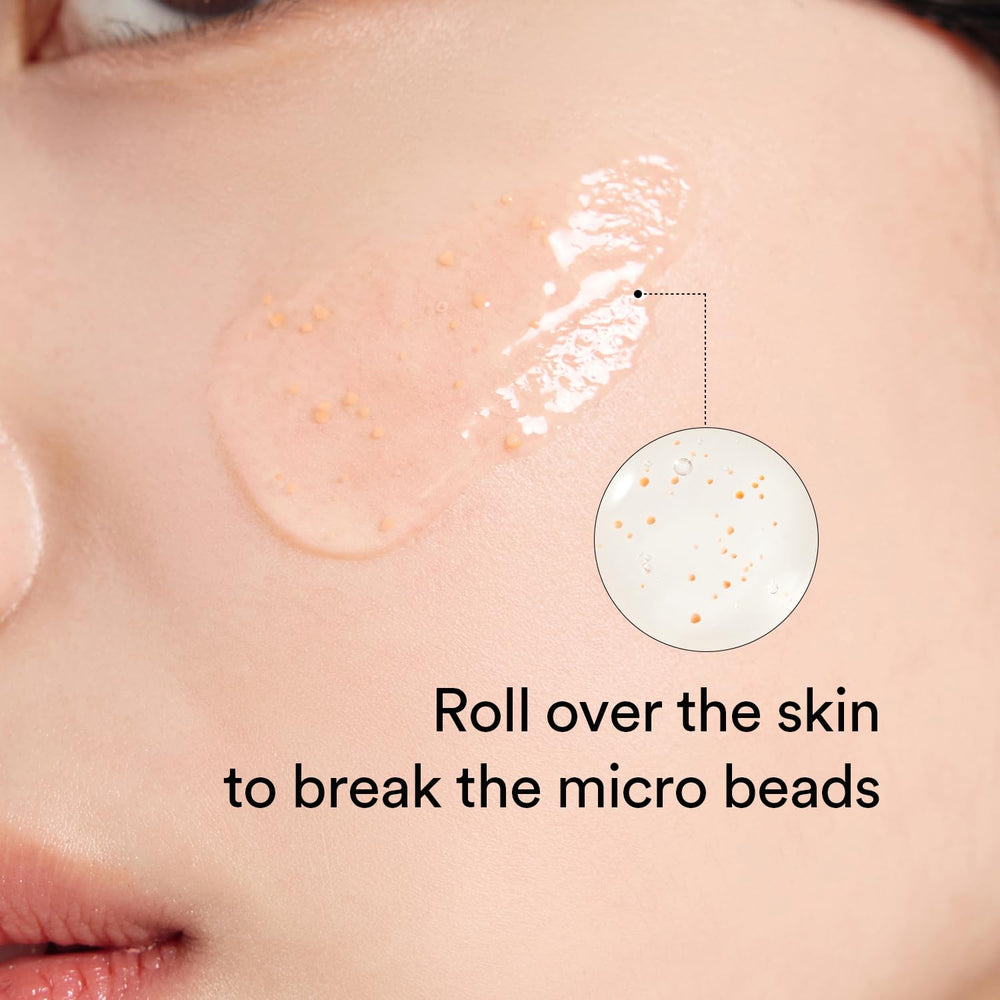 Abib Glutathiosome ingredients closeup highlights vitamin C and niacinamide for brighter skin.