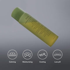 Abib Heartleaf Toner provides moisturized skin after application with a smooth feel