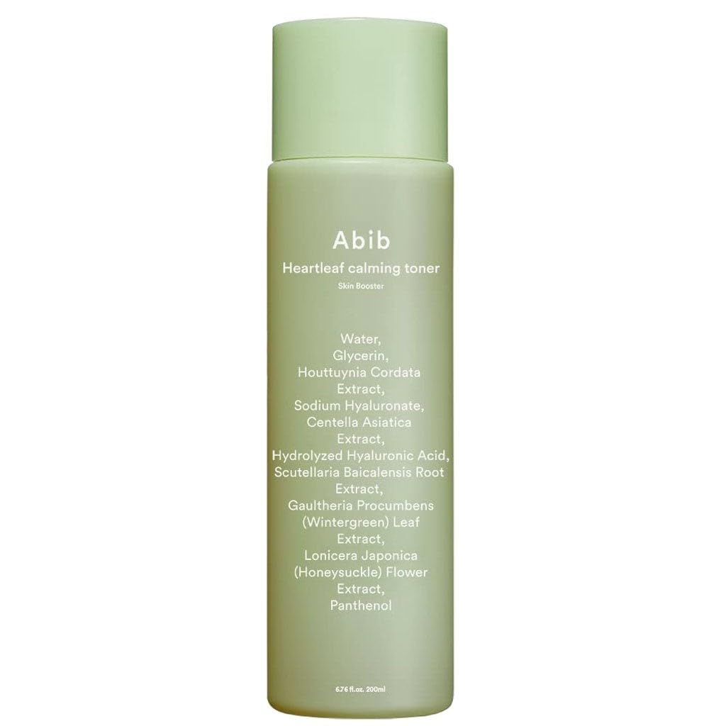 Abib Heartleaf Toner texture swirl illustrates lightweight water form hydration