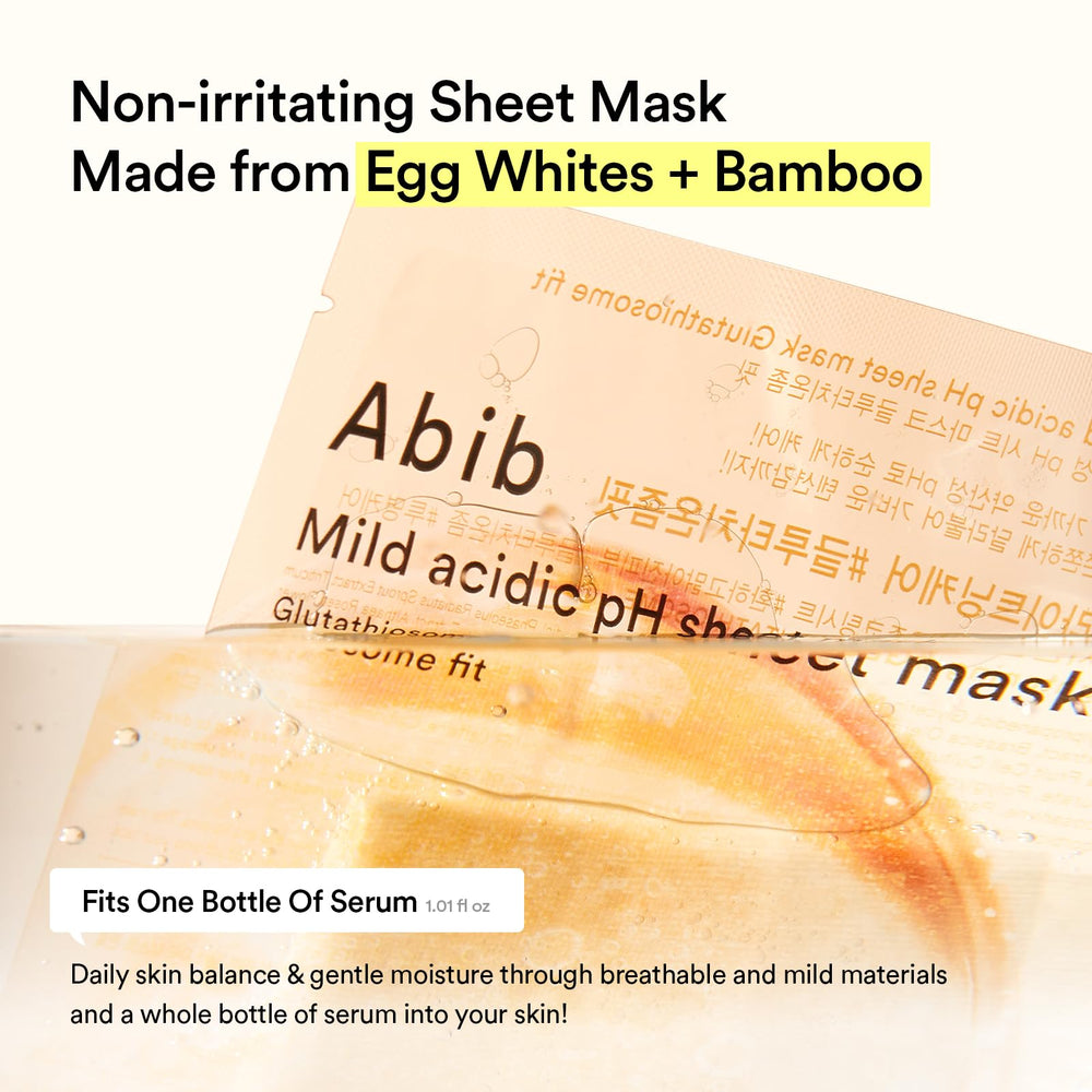 Abib texture-focused shot illustrates smoother skin appearance and refined pores.