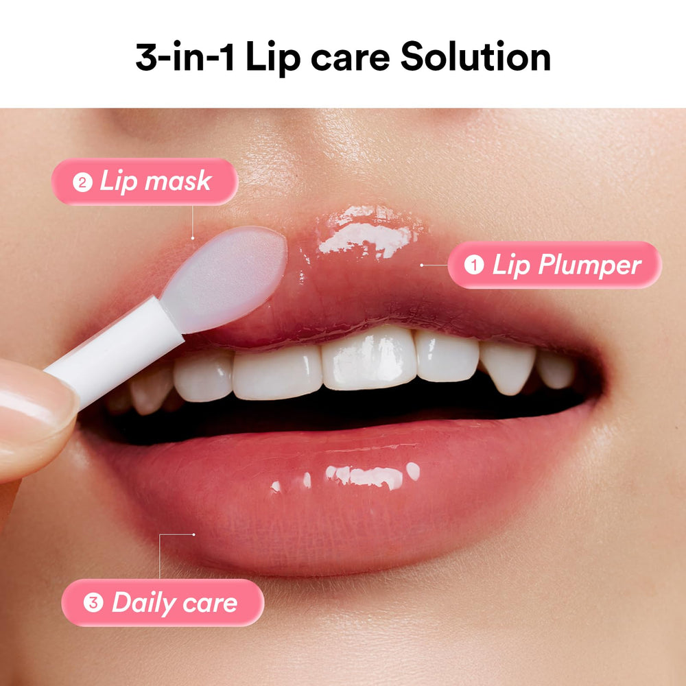 Abib PDRN Collagen Lip Mask glossy-finish look as part of night routine