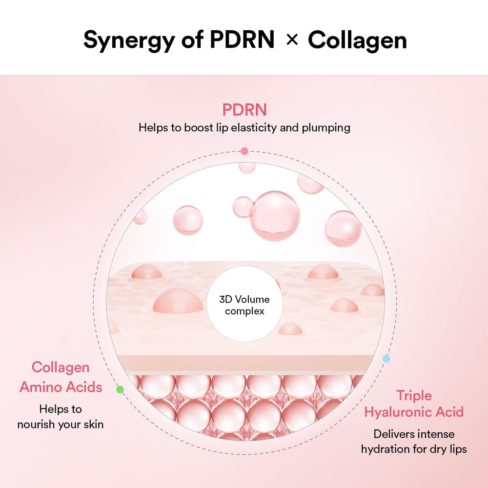 Abib PDRN Collagen Lip Mask transparent pink jelly ready for buildable coverage
