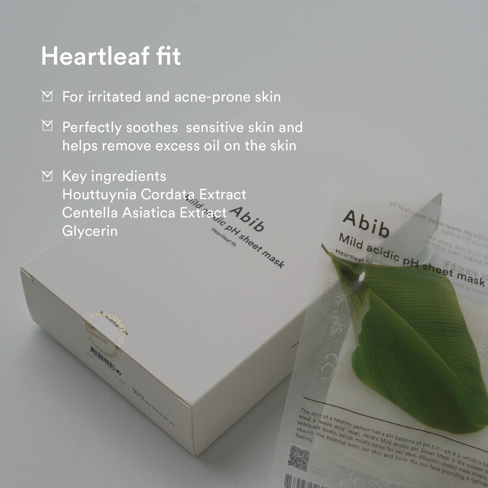 Abib skin balance visual hints at calmer, balanced complexion after use.