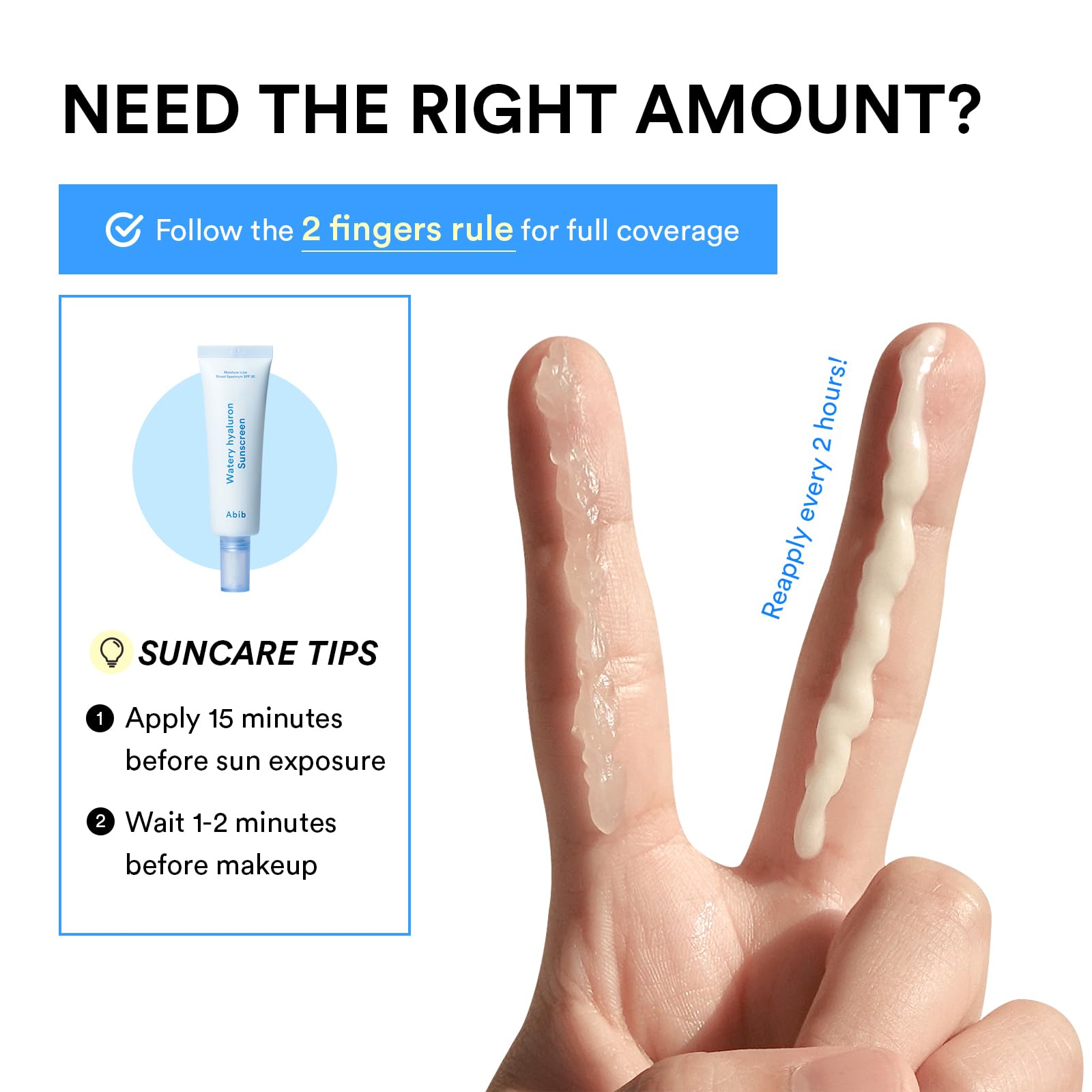 Abib Watery Hyaluron Sunscreen collagen for smoother, firmer-looking skin.
