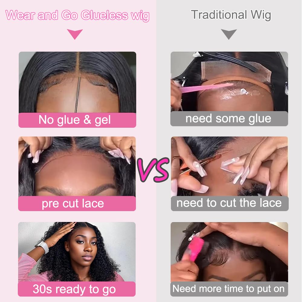 Ablvari Curly Bob Wig pre-plucked knots close-up emphasizes natural parting and low maintenance