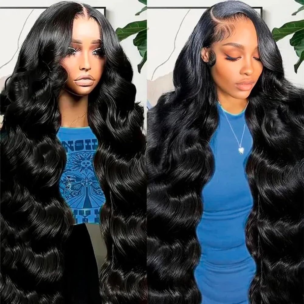 Ablyea 13x6 body wave wig closeup shows soft texture for daily wear