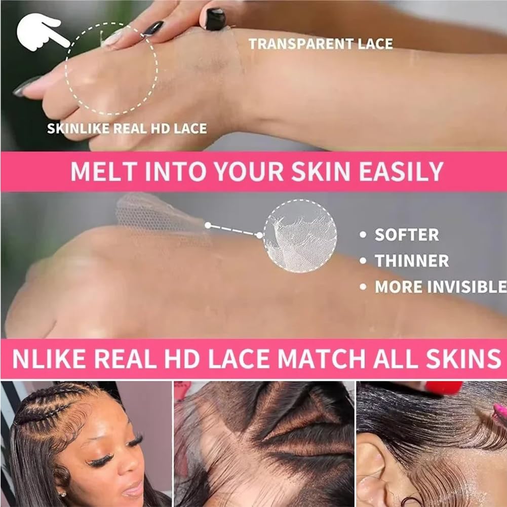 Ablyea baby hair around natural hairline for realistic styling