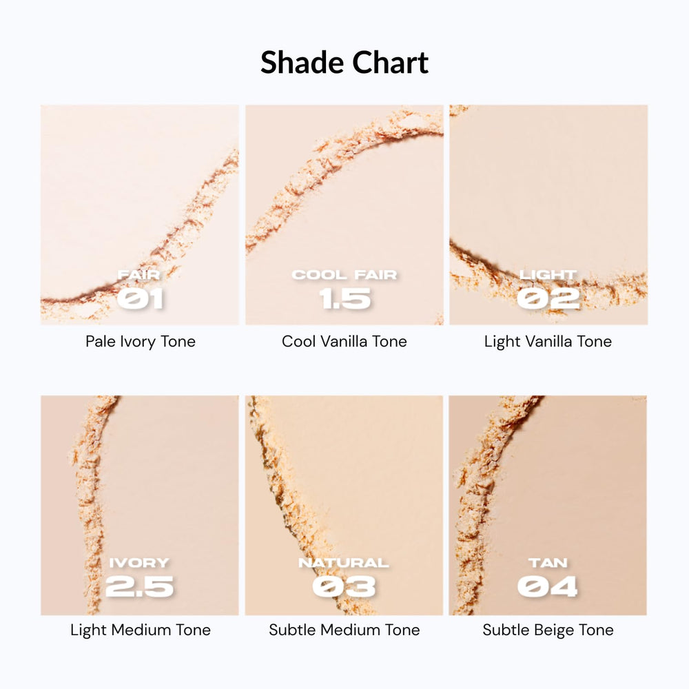 ABOUT TONE Blur Powder Pact delivers a soft matte finish that lasts.
