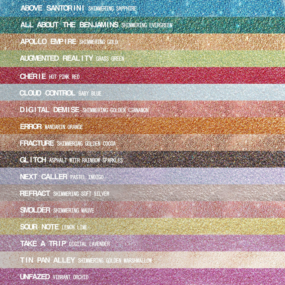 AboutFace Fractal Glitter Eye Paint Smolder vegan cruelty-free glam formulation